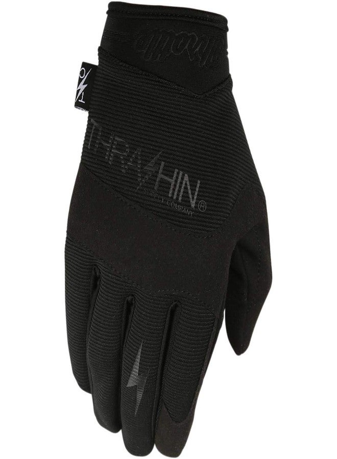 Thrashin Supply Company Supply Covert V2 Mens Textile Gloves Black/Black XXL